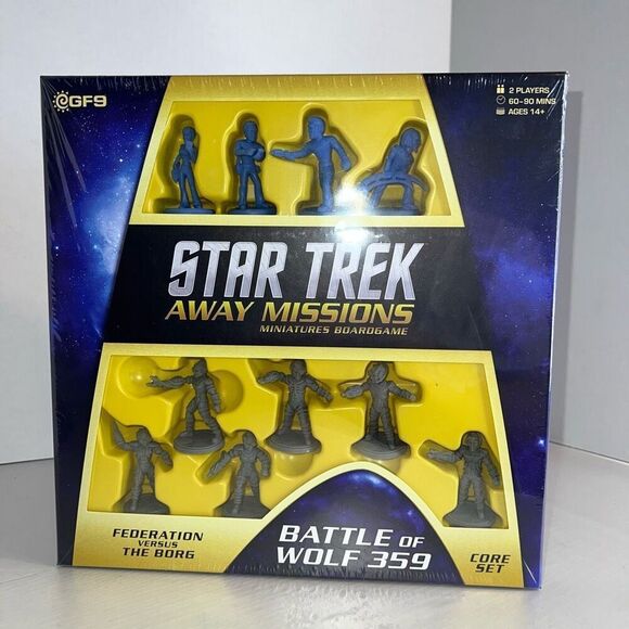 Star Trek Away Missions Federation VS Borg - Battle of Wolf 359 + Expansions NEW - Picture 1 of 6
